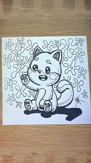 How to draw Anime Dogs 6 #art #drawing #ink #dog #sketch #drawingtutorial #artist #cute