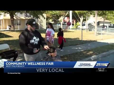 WPBF Coverage of Community Wellness Fair