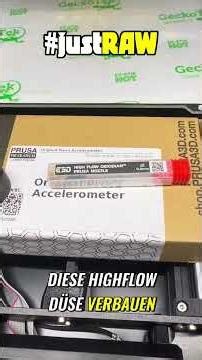 Prusa MK4S Upgrade: Neue Highflow Nozzle & Sensor Einbau #shorts