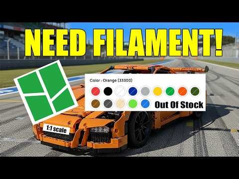 3D PRINTING 1:1 LEGO® Technic Geometry Parts