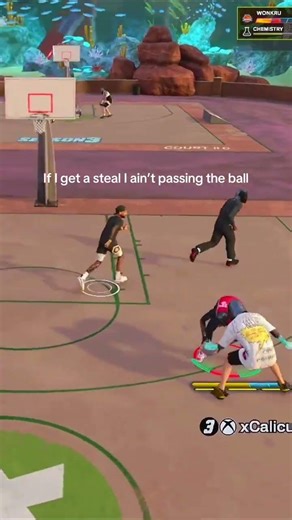 If I get a steal I’m not passing the ball