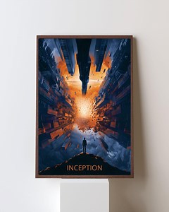 Inception Movie Poster: Minimalist Film Art (digital File) - Etsy