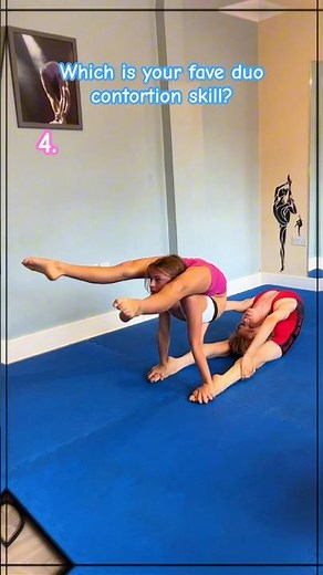 CONTORTION DUO MOVES- WHAT’S YOUR FAVE? #shorts #contortion #contortionduo