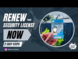 How to renew a temporary security license or COA? How to apply for COA (temp or permanent) #newvlog