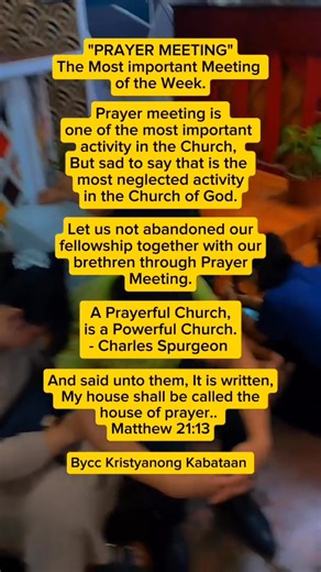 #PrayerMeeting #BYCC #AllGloryToGod | BYCC Kristyanong Kabataan