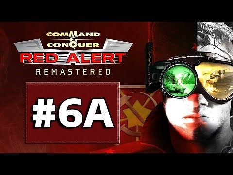 C&C Red Alert 1 Remastered | Soviet Mission 6A - Bridge Over The River Grotzny | (HARD)