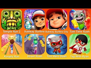 Temple Run 2,Subway Surf,Subway Surf City,Tom Time Rush,Kooply Run,Street Rush,Tom Hero Dash