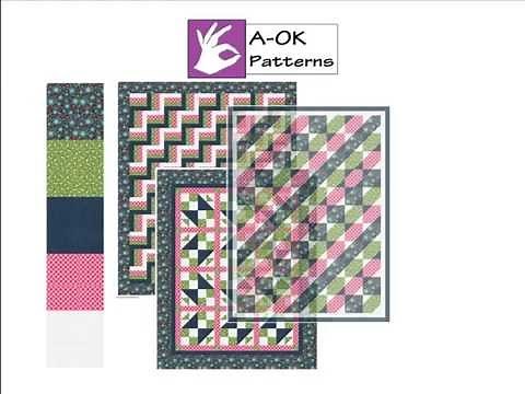 A-OK Patterns - A New Line of Patterns from Quiltin' Tia