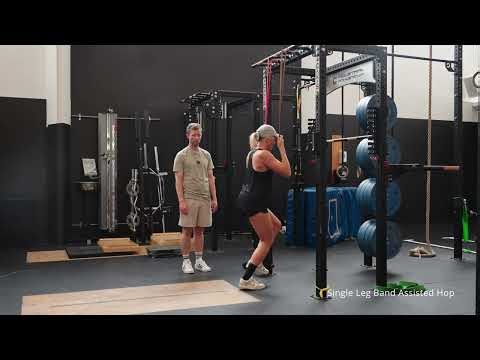 Single Leg Band Assisted Hop