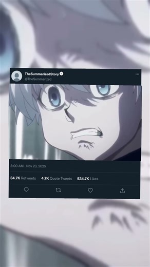 “Killua’s Most Emotional Moment — Alluka’s Power Decides Everything”#killua #killua #gon