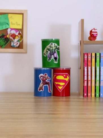Pea Pea prueba la máquina de jugos de superhéroes — Colores mágicos