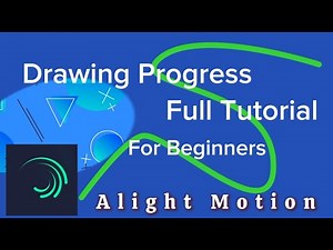 VECTOR DRAWING PROGRESS IN ALIGHT MOTION FULL TUTORIAL FOR COMPLETE BEGINNERS 💯✅