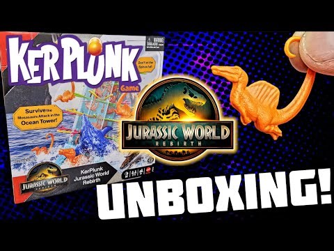 UNBOXING the Jurassic World Rebirth Kerplunk game!!!