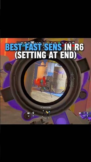 *BEST* fast sens in r6 for champion👑/ #r6 #r6siege #rainbowsix #rainbow6siege #edit