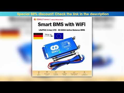 DALY Smart BMS Balance BMS Lifepo4 3S 4S 12V 8S 24V 16S 48V 100A 150A 250A 32V Liion 37V LTO