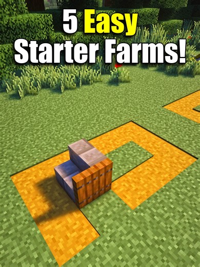 5 Easy Starter Farms in Minecraft for Beginners