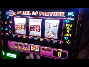 * LET'S SPIN THE WHEEL * 25 CENT WHEEL OF FORTUNE EMPIRECITY CASINO