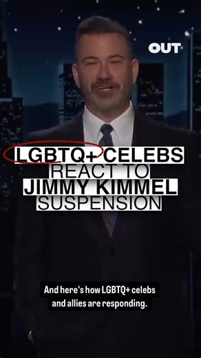The LGBTQ community, allies, pundits, and other celebs are reacting to Jimmy Kimmel being suspended. | Out Magazine