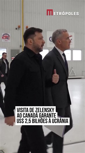 Ucrânia: Apoio Canadense em Reunião com Zelensky