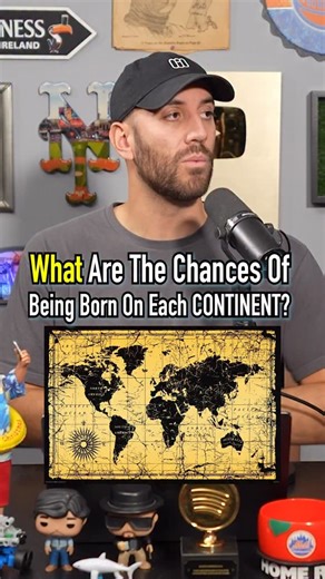 The Makeshift Project on Instagram: "Chances Of Being Born On Each Continent!"