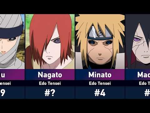 The Strongest Edo Tensei Characters in Naruto and Boruto