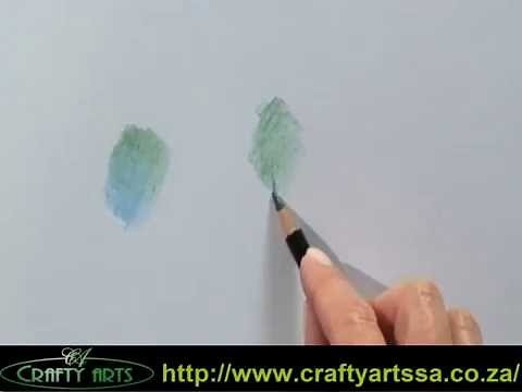 Derwent Artists Pencils How to blend coloured pencils