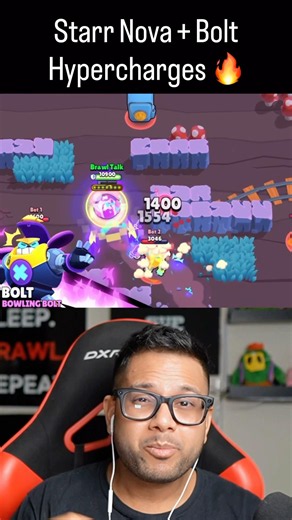 Starr Nova and Bolt Hypercharges! #brawlstars