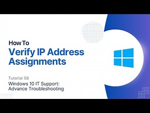 How To Verify IP Address Assignments | Windows 10 Advanced Troubleshooting