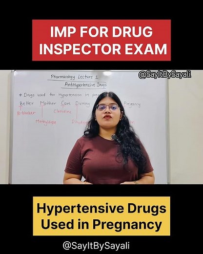 IMP for Drug Inspector Exam | Sayali Ma’am #mpscdruginspector #sayitbysayali #exam