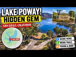 Lake Poway San Diego California | Hidden Gem with Stunning Lake & Mountain Views