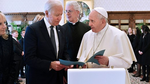 Trolls make ridiculous claim Joe Biden ‘pooped himself’ during meeting with Pope