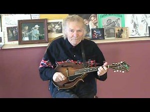 Bonaparte's Retreat - Frank Wakefield playing his mandolin at home in March 2013