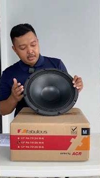 ACR PA-75126 W-N Specifications | 12 Inch Neodymium Speaker Fabulous Series