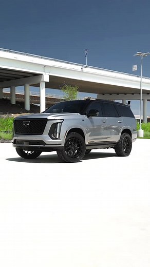 3.6K views · 2.8K reactions | 2025 ESCALADE PREMIUM LUXURY 2,428 MILES / STOCK #10873 2.5” Custom Leveling Kit 24” Vossen “HFX-1” Wheels 35x12.50R24LT Nitto A/T Tires Smoked Markers / Black Roof Wrap Price: $130,491 / HurstAutoplex.com #Cadillac #Escalade #PremiumLuxury #Level #ReconGrappler #Vossen #HFX1 #AutoplexCustoms #HurstAutoplex #SUV | Hurst Autoplex | Facebook