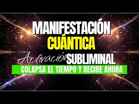 Prepárate Para Recibirlo AHORA │Este Subliminal Lo Hará MANIFESTARSE