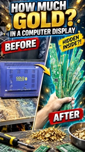 Gold Inside Computer Display Screens | Gold Recovery