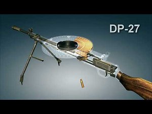 LMG DP-27 Degtyaryov Machine Gun. How it works | 3dGun