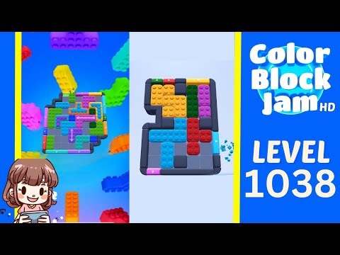 Color Block Jam Level 1038 Solution Walkthrough