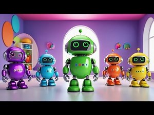 Six Toy Robots Count to Ten | Fun Counting Song for Kids | Learn Numbers with Robots