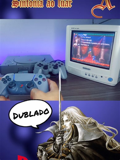 🇧🇷 Castlevania SOTN (Dublado) 🪗🌙#playstation #castlevaniasymphonyofthenight #ps1 #retro #castlevania