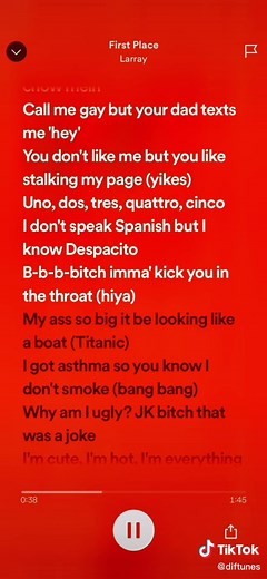 first place - larray #nightcore #larray #fyp #xyzbca