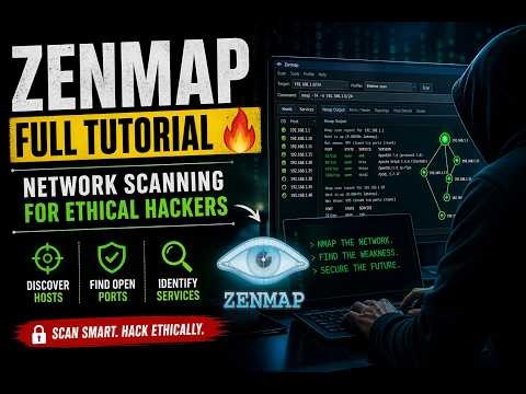 Zenmap Full Tutorial 🔥 | Network Scanning for Ethical Hackers (2026)