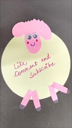 Sheep craft ideas | How to craft sheep #sheep #trending #diy #art #craft #viral