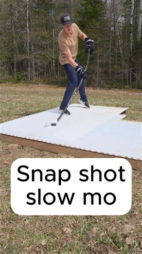 Watch and Learn! (Wrist vs Snap shot) #hockey