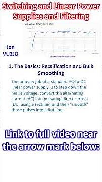 Switching and Linear Power Supplies and Filtering