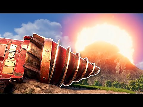 VOLCANO SURVIVAL WITH A DRILL SHIP! - Volcanoids Multiplayer Gameplay
