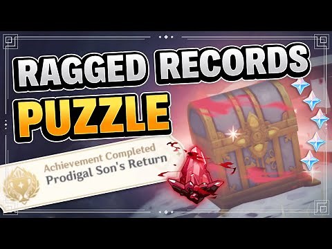 Ragged Records Quest Puzzle (HIDDEN ACHIEVEMENT & CRIMSON AGATE!) Genshin Impact Dragonspine