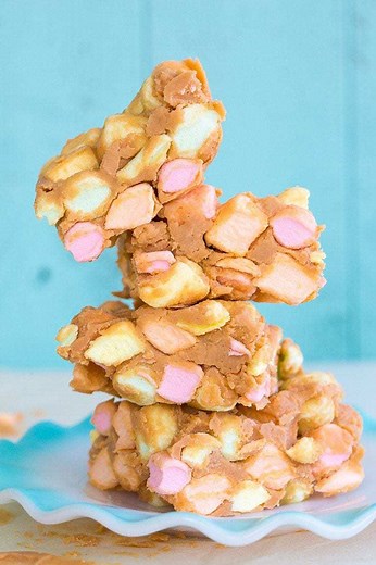 Peanut Butter Marshmallow Squares / Confetti Bars