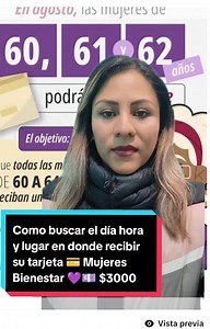 526K views · 3.9K reactions | #PensionMujeresBienestar Paso a paso para que puedan consultar Día, Hora y Lugar en el que recibirán su tarjeta . Aplica a toda la republica mexicana, Que no se les pasé revisen su sede con respondiente Solo necesitan su CURP ✅ Link  en el primer comentario 勺 #ProgramasBienestar #mujeres #apoyo #entregadetarjetas #Adultas #fbreelsfypシ゚viralシ | Carol Ang | Facebook