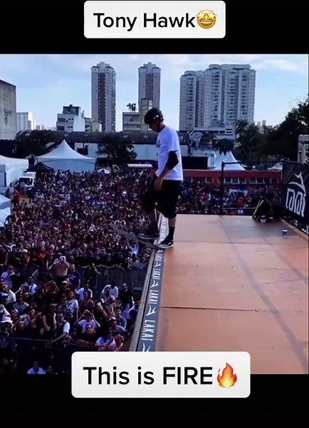 Two Words. Tony. Hawk. #skate #video #page #skatevideopage #tonyhawk @tonyhawk